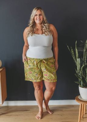Flamenco - PJ Shorts - Dandelion
