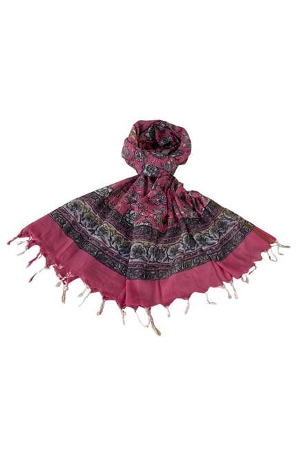 Cotton Blockprint Stole No. 4 Jodhpur Edit