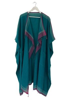 NEW! Kala Cotton Tassel Duster Teal Green