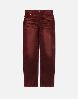 Loose Long - Distressed Burgundy