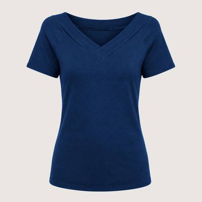 Bio T-Shirt Due indigo (blau)