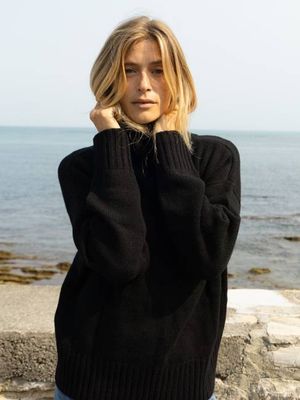 Merino Wool Neck Sweater