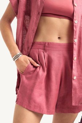 The Getaway Short - Wild Rose Ecolinen