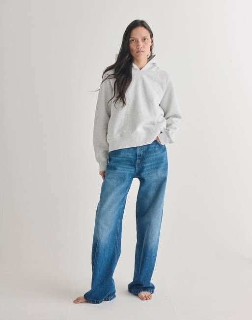 The Vintage-fit HOODY - Ice Grey / Archive Sale