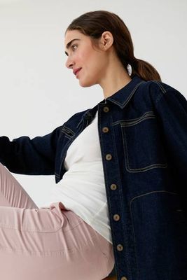 73 Zero Bamboo Denim Shacket