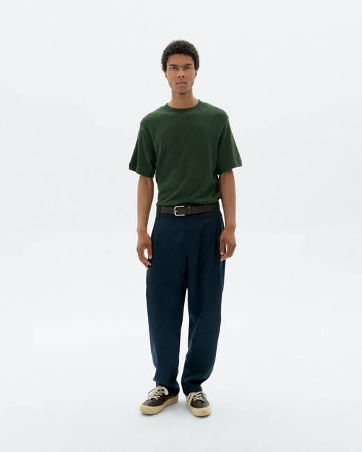 Green loose hemp Roy t-shirt