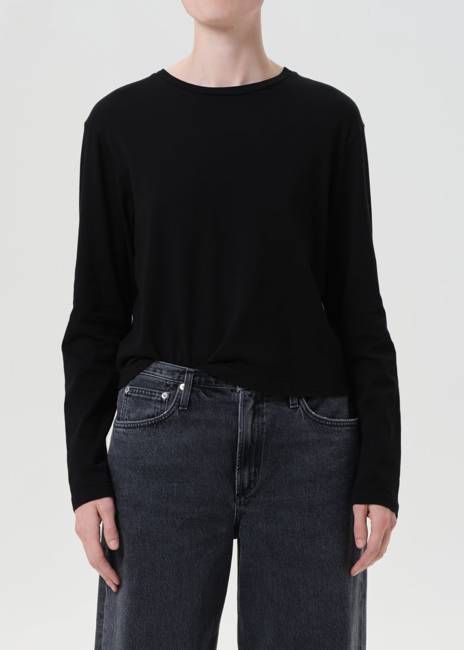 Sydney Long Sleeve Tee in Black