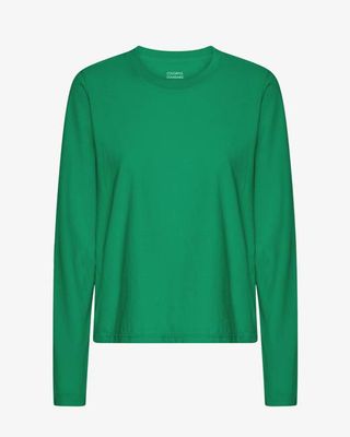 Women Organic LS T-Shirt - Kelly Green