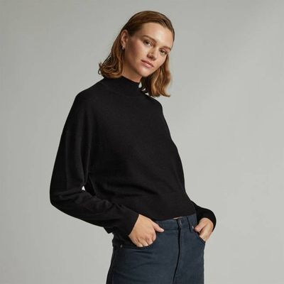The Luxe Merino Turtleneck | Black