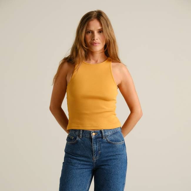 DEDICATED - Rib Top Valdermarsvik Amber Yellow
