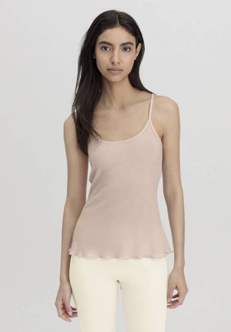 Spaghetti Top Fitted made from organic merino wool and TENCEL™ Lyocell
