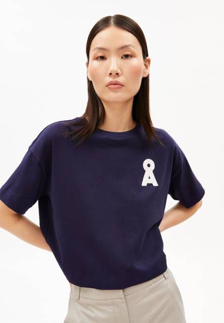 ALBERTARAA T-SHIRT| tinted navy