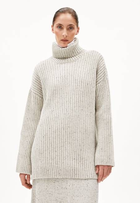 SABIRAA TWEED | oatmilk-black