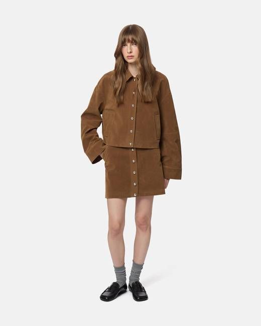 Ella Sans Suede Cropped Jacket