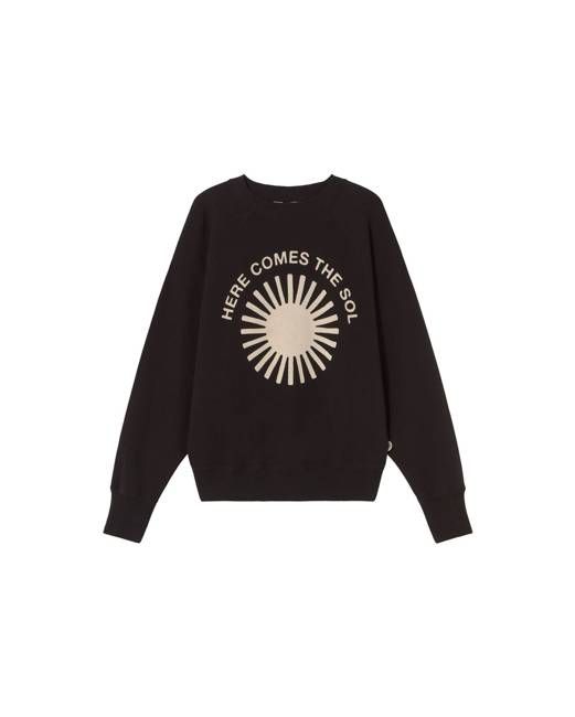 Thinking Mu Black Retro Raw Sun Bonnie Sweatshirt