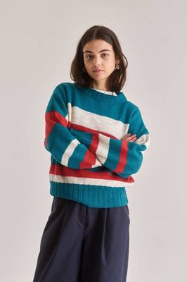 JESSIE Lambswool Jumper - Evergreen