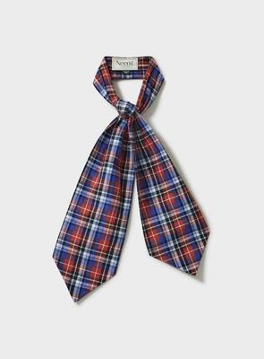 Recycled Italian Flannel Red Modern Cravat