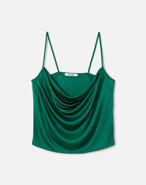 Bandana Party Top - Grass Green