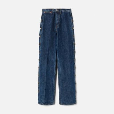 Western High Rise Loose - Rustic Indigo Size 26