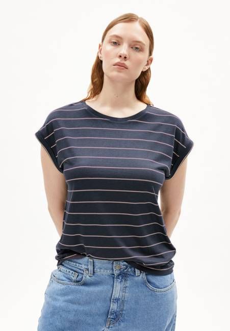JILAANA FINE STRIPES| moonlight gray-rosalilly