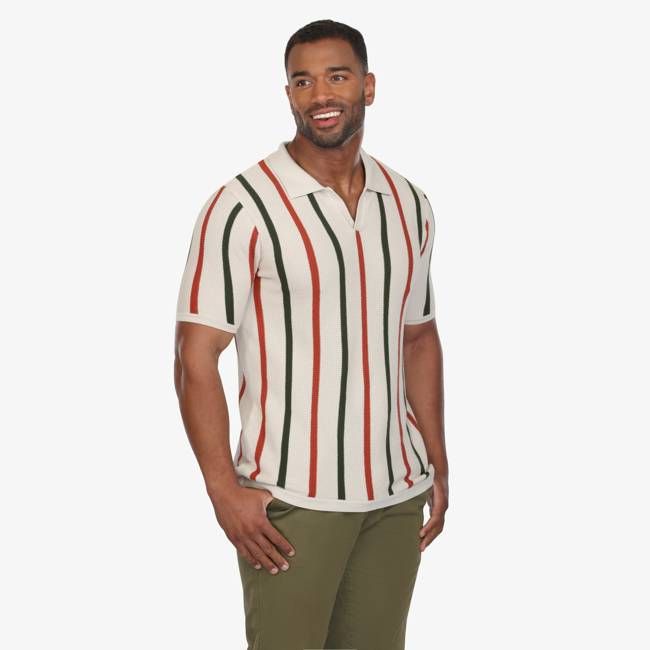 Havana Nights Luxe Sweater Knit Polo