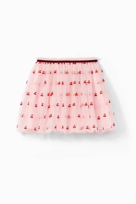 Cherry Tulle Skirt - FINAL SALE