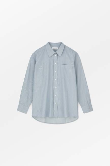 Nico shirt - Tiny blue stripe