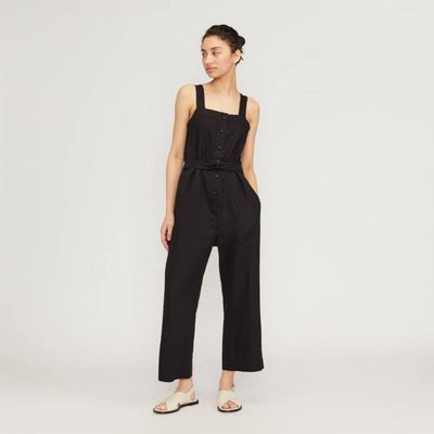 The Linen Jumpsuit | Black