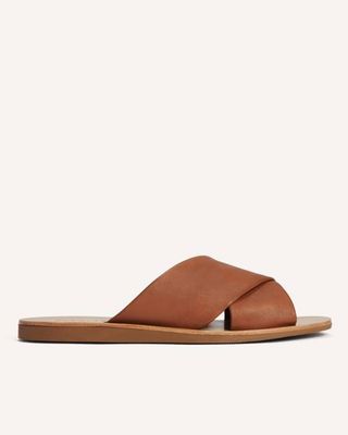 The Day Crossover Sandal | Sienna Brown