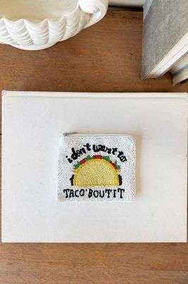 Zip Coin Pouch - Taco