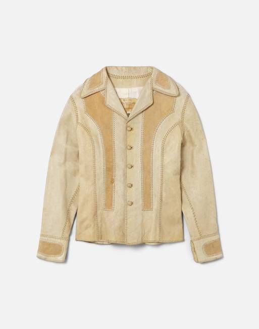 70s North Beach Leather Whipstitch Jacket- #10
