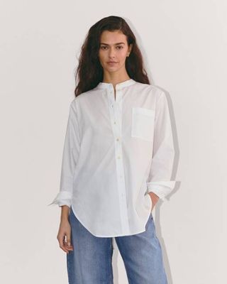 The Oversized Shirt in Ultrasoft Cotton | White