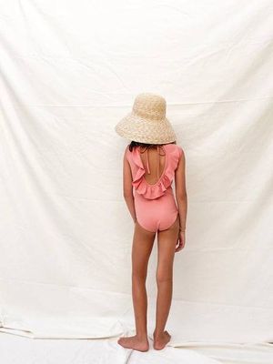 Ruffle Swimsuit - Sleeveless <br>casa blue swim