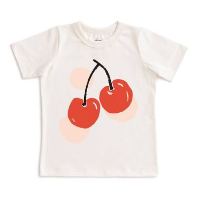 Short-Sleeve GRAPHIC Tee - Cherries Natural