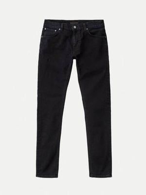Tight Terry Rumbling Black tight fit jeans | Nudie Jeans