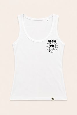 CAMISETA BLANCA WOW DOG TIRANTE