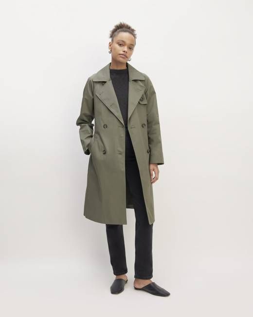 The Trench Coat | Pewter Green