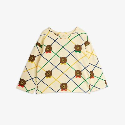 Bear check long sleeve T-shirt