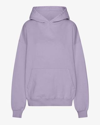 Organic Oversized Hood - Purple Jade
