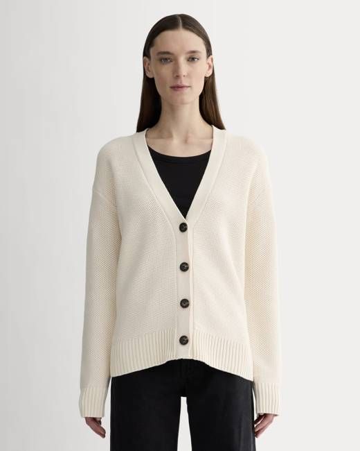 The Cotton Honeycomb Cardigan | Canvas