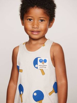 Tanktop mit Tischtennis-Print