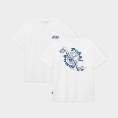 DEDICATED - T-shirt Stockholm Pedal Power White