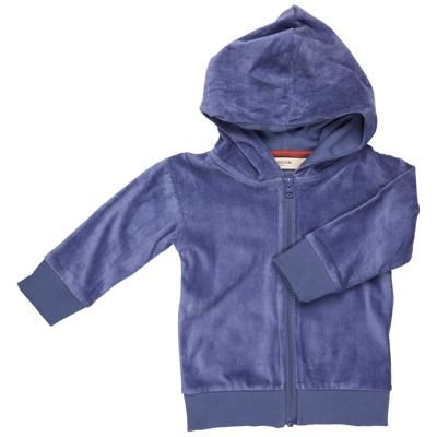 Velour Hoody - Velvet Blue