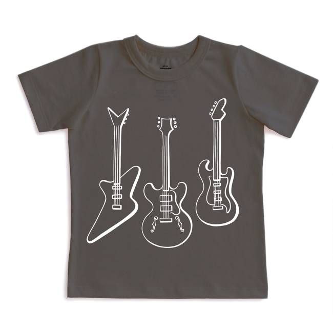 Short-Sleeve GRAPHIC Tee - Guitars Charcoal