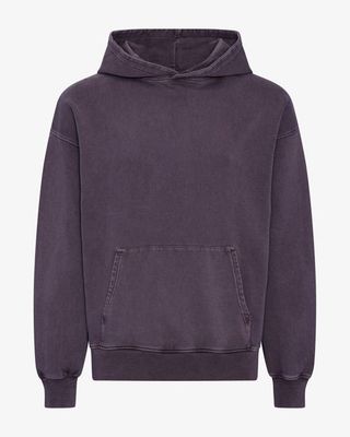 Organic Oversized Hood - Faded Grape