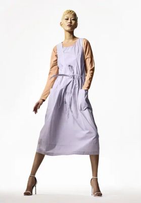 WUNDERKIND X HESSNATUR Midi dress made from pure organic cotton