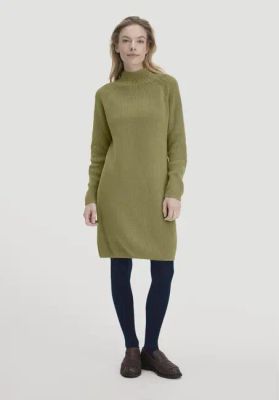 Regular knit dress made from pure organic cotton