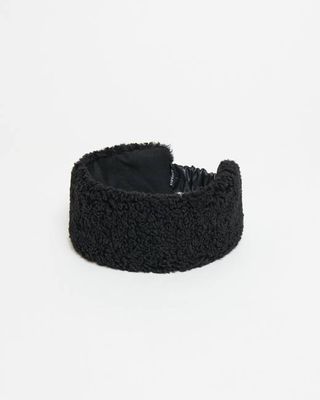 Eleni Bouclette Headband Noir