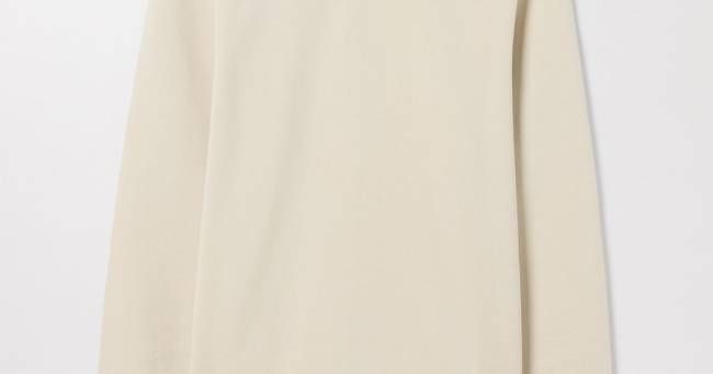 Off White Sweatshirt | Cotton Loopback | Asket