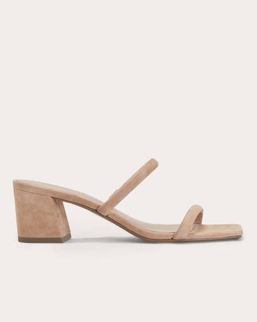 The Double Strap Heel | Blush Tan
